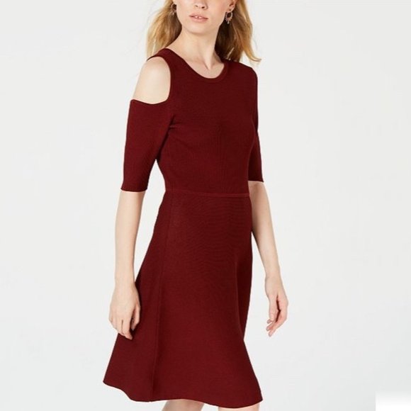 Bar III Dresses & Skirts - NWT BAR III Cutout Knit A-Line Dress #BD9
